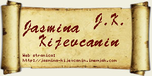 Jasmina Kijevčanin vizit kartica